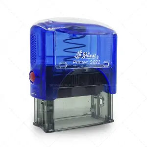 carimbo de medico clinico geral Shiny S-822 Printer Azul transparente